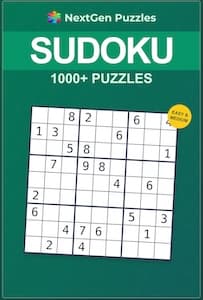 1000+ Easy to Medium Sudoku Puzzles Book Cover