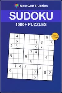 1000+ Hard to Extreme Sudoku Puzzles Book Cover